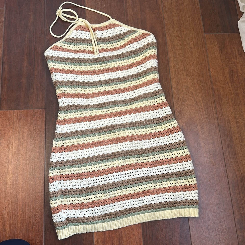 NWT Boheme Promesa Crochet Mini Dress Size Small